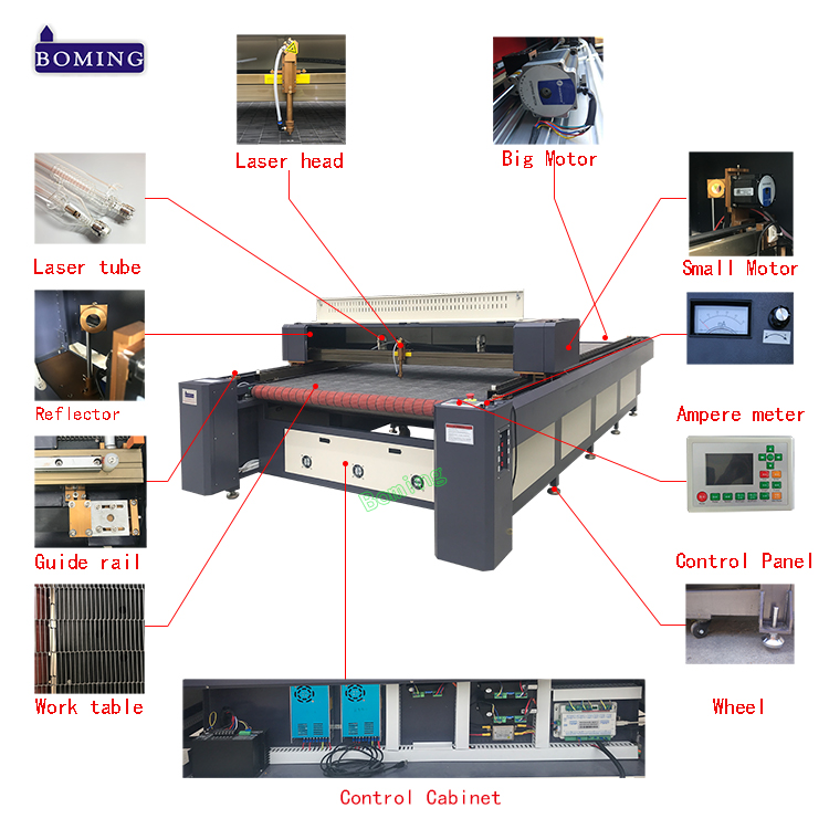 fabric laser cutting bed