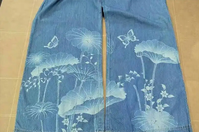 jeans laser marker