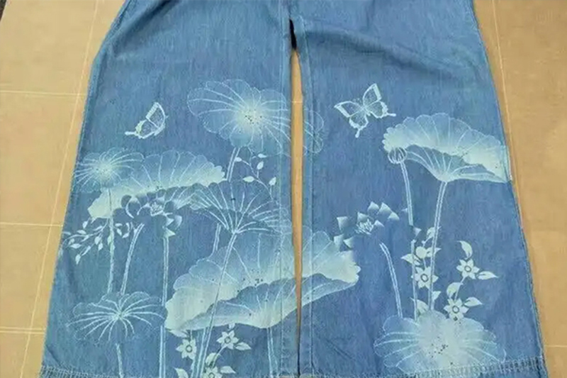 jeans laser marker