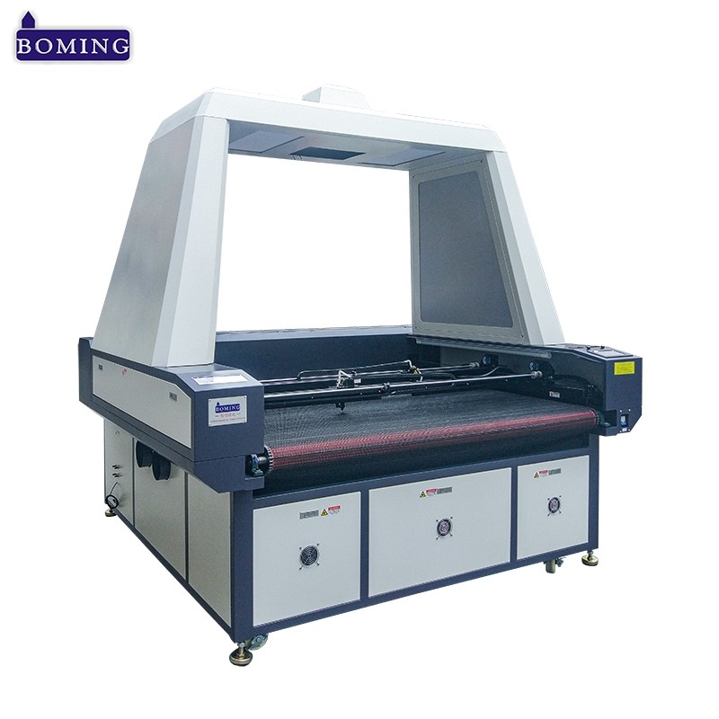 printed textile camera laser cutting machine