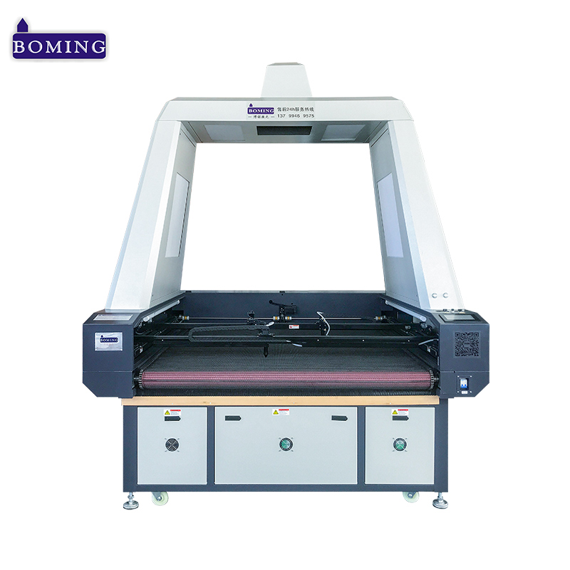 Panoramic camera Auto feeding laser cutting machine for apparel garment industry