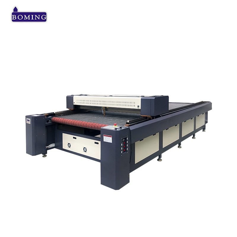 laser size roll cloth auto feed laser cutter bed with auto feeder