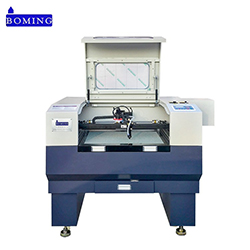 Boming hot sale woven label camera Laser Cutting Machine