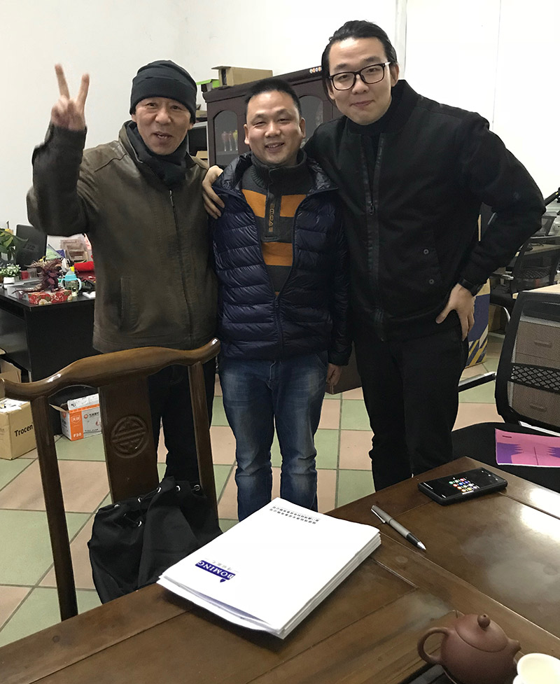 Korean customers visited our factory for laser machine